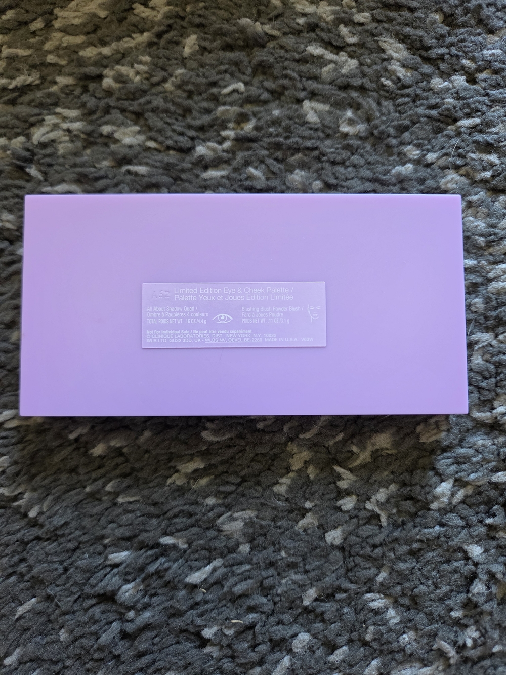 Clinique Eye and Cheek Makeup Palette - Cool Lilac/Neutrals